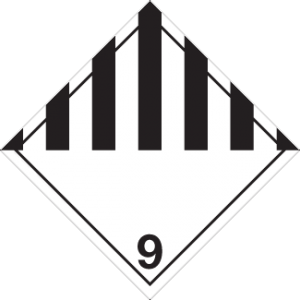 Class 9 Standard Label Miscellaneous, Class 9, Dangerous Goods