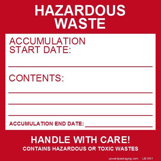 Hazardous Waste Labels