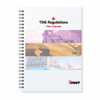 TDG Regulations Book, Upward Packaging Publications, Dangerous Goods Training