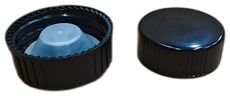 Boston bottle lid - 28/400 and 33/400 black phenolic caps with polyseal cone liner boston bottle lid, phenolic cap with polyseal cone liner, 28/400 and 33/400 black phenolic caps, replacement caps for boston round glass bottles