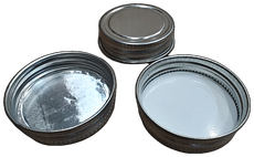 1 1/4" Alpha Lid (AC-C02FA) - metal screw cap with sealing liner for 16 oz / pint F-style tins 1 1/4" Alpha lid for F-style tins, part no. AC-C02FA, metal screw cap with sealing liner